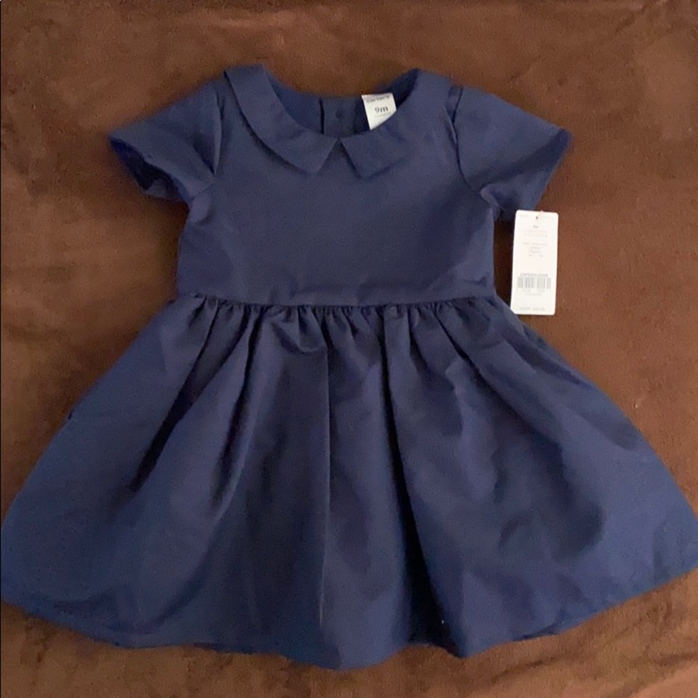 Carters Navy blue dress. 9 months.